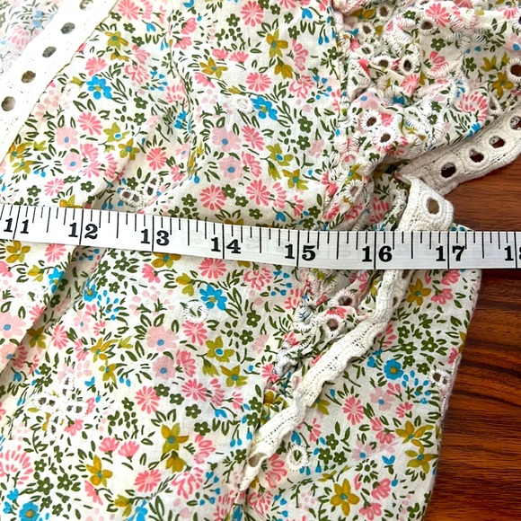 Boutique faux Wrap Floral Embroidered top - Picture 11 of 12